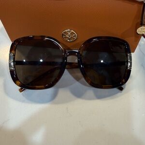 Tory BurchTortoise Shell Sunglasses